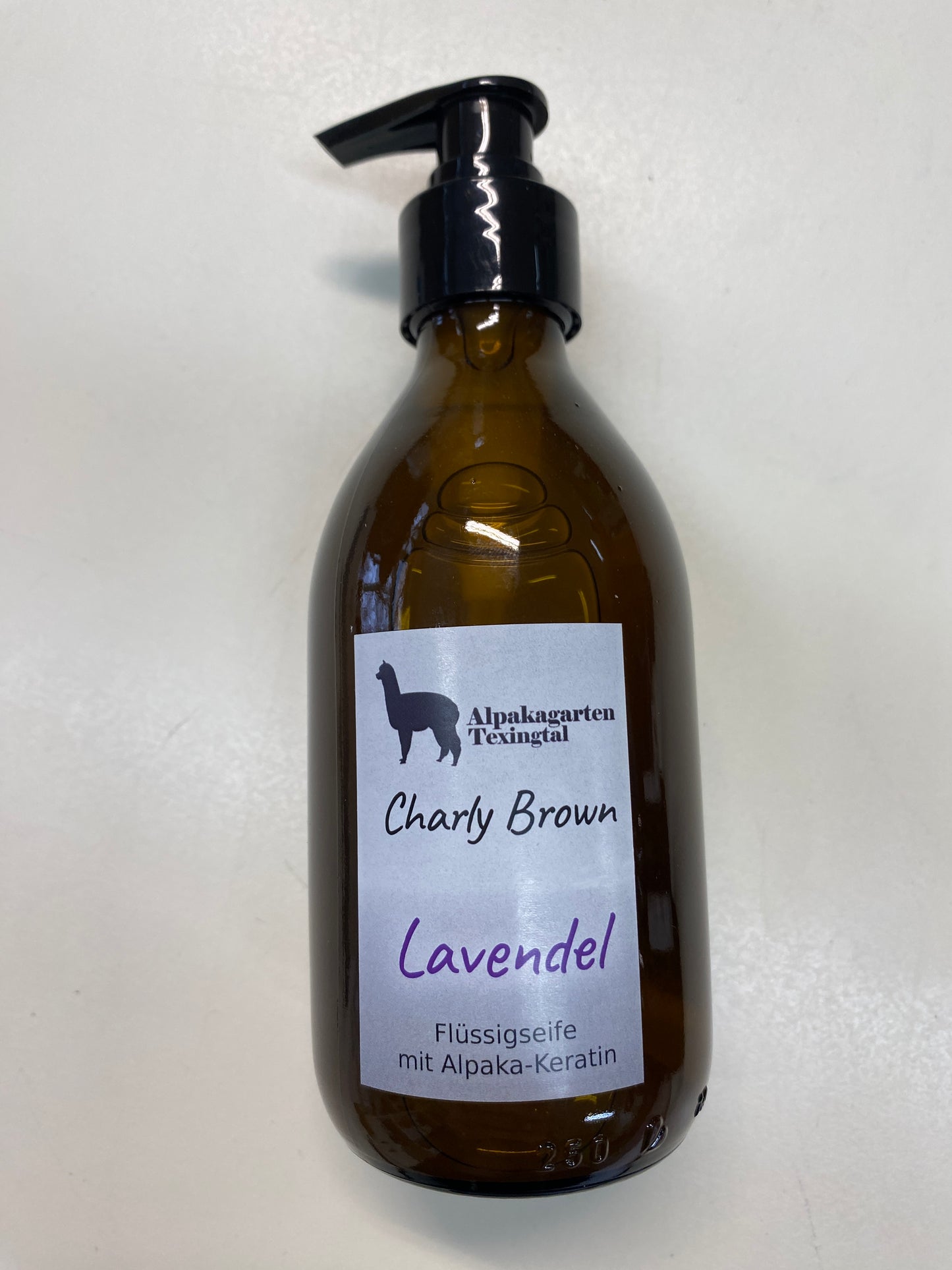 Alpaka Flüssigseife Charly Brown - Lavendel