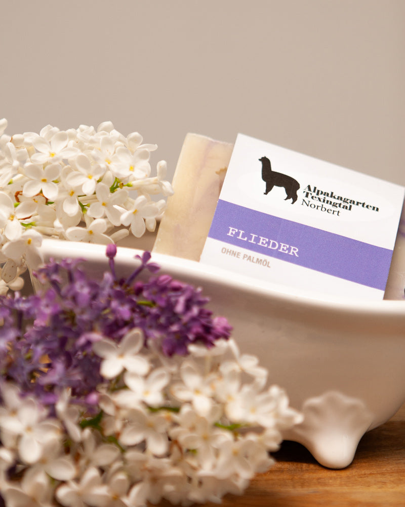 Alpaka Seife Norbert -  Flieder